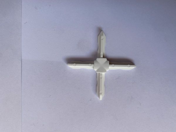 Крестовое соединение Baviera 5,5*7,5мм Белый (420 шт)